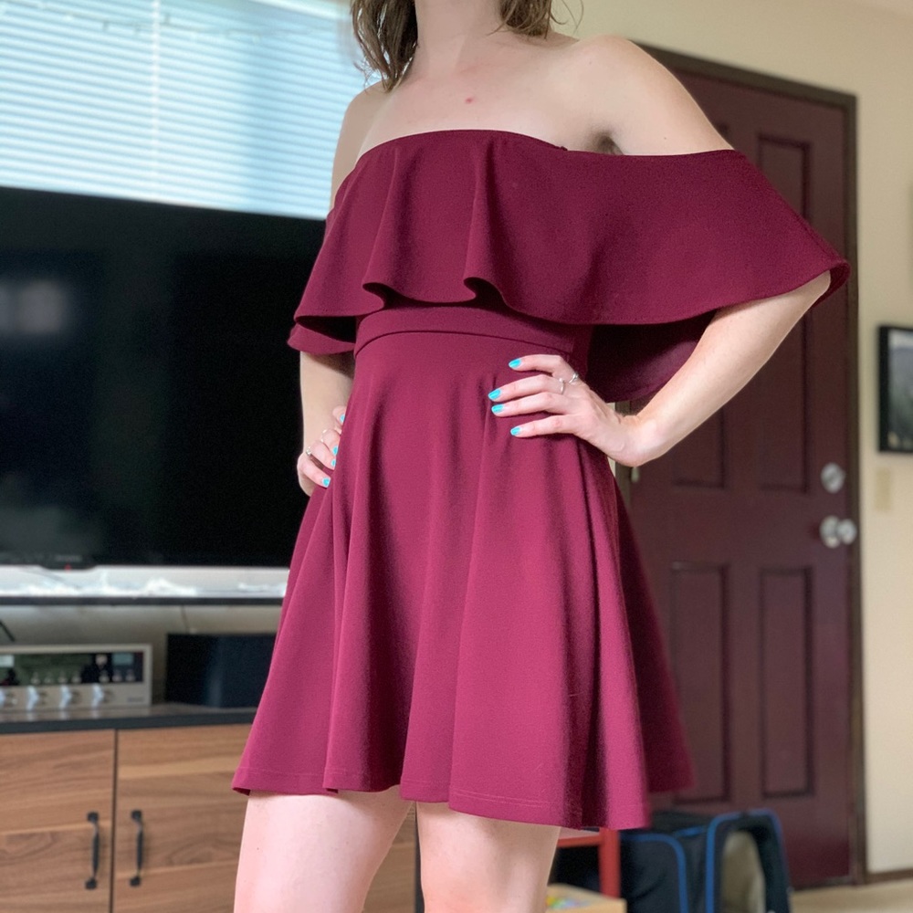 Fuchsia party dress